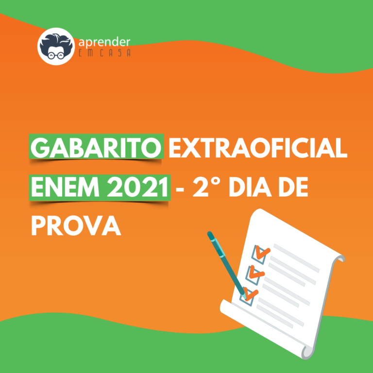 Gabarito Extraoficial ENEM 2021 - 2º Dia