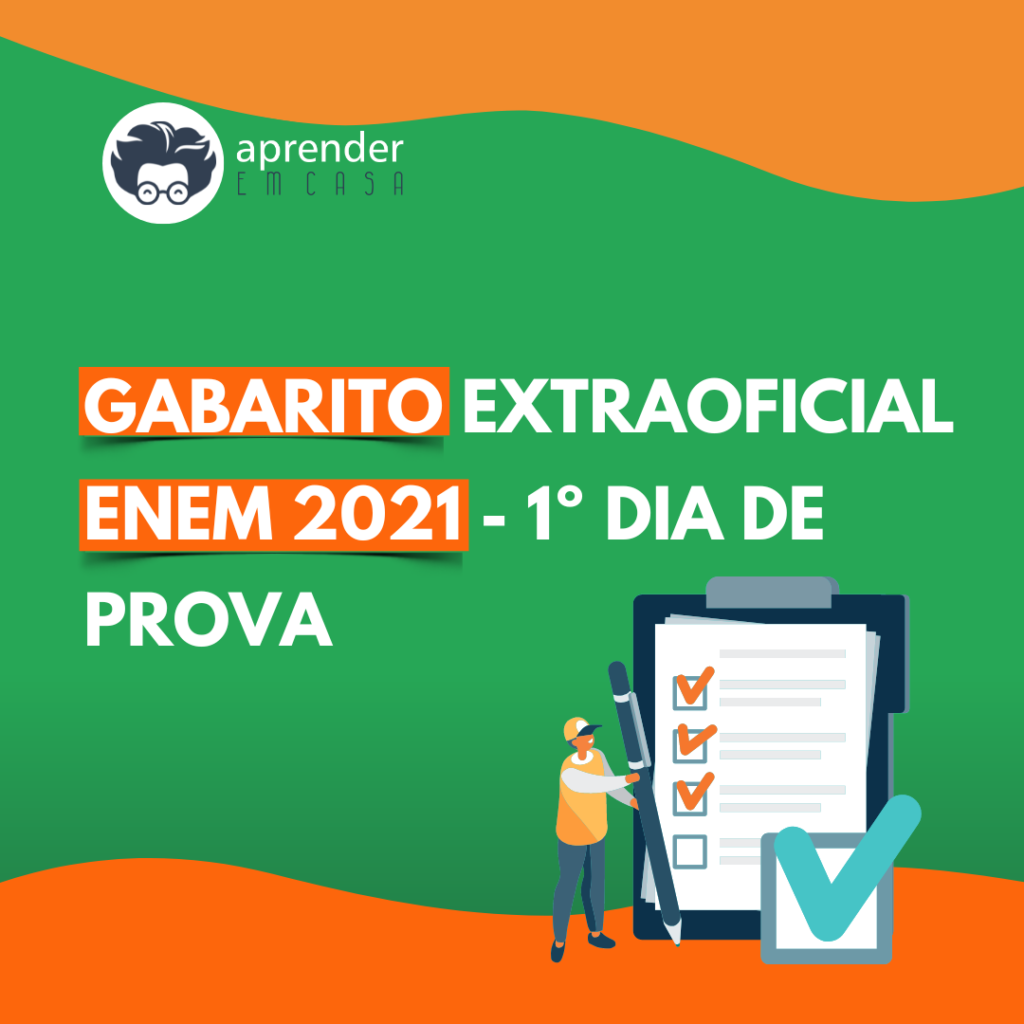 Gabarito Extraoficial Enem 2021 1º Dia Aprender Em Casa Aula Particular